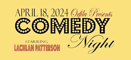 Imagen principal de Comedy Night at Orfila