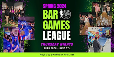 Imagem principal de Spring 2024 Bar Games League