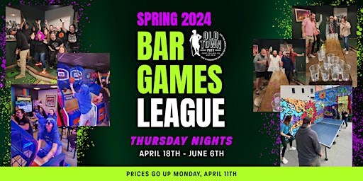 Image principale de Spring 2024 Bar Games League