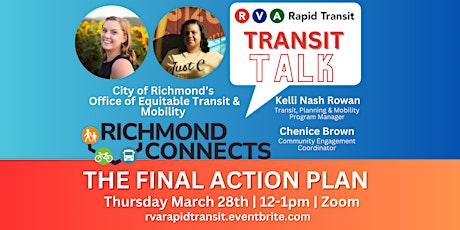 Transit Talk: Richmond Connects  "The Final Action Plan" primary image