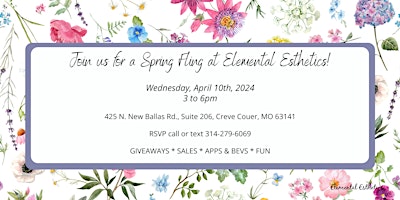 Spring Fling at Elemental Esthetics primary image