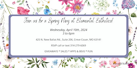 Spring Fling at Elemental Esthetics