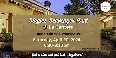 Primaire afbeelding van San Antonio Singles Scavenger Hunt (Ages: Mid 20s-Young 40s)