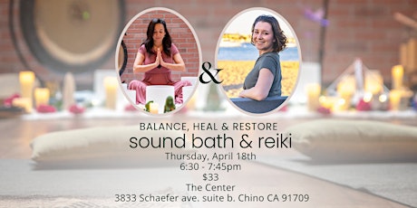 Sound Bath & Reiki - Balance, Heal & Restore