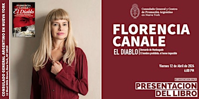 Imagen principal de FLORENCIA  CANALE: “El Diablo”. Presentación de libro.