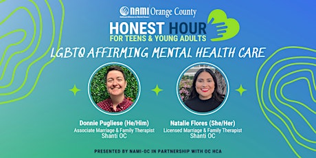 Honest Hour LGBTQ Affirming Mental Health Care primary image