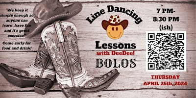 Bolos Line Dancing Lessons (APRIL) primary image