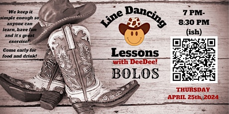 Bolos Line Dancing Lessons (APRIL)