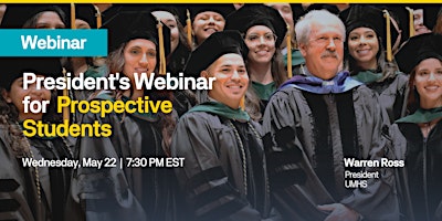 President's Webinar for Prospective Students - May 2024 primary image
