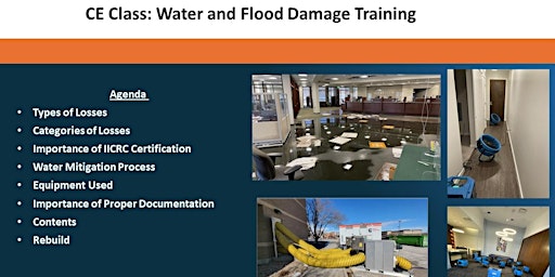 Water and Flood Damage Training (Aurora Location) primary image