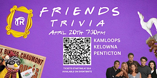 Hauptbild für FRIENDS Trivia Night at Fox'n Hounds Kamloops!