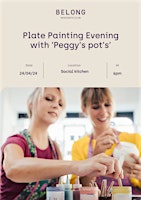 Image principale de 'Peggy's pot's' plate painting