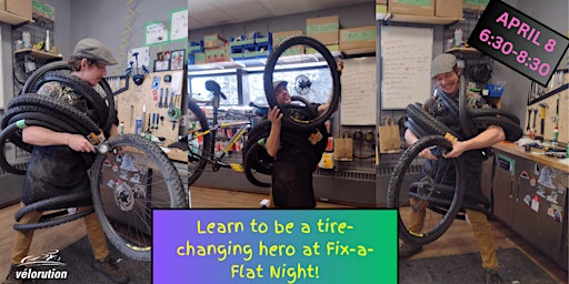 Learn to be a tire-changing hero at our Fix-a-flat Night primary image