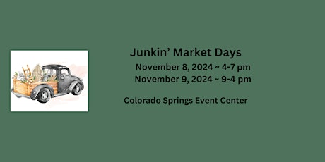 Junkin' Market Days - CO Springs: Holiday Market - Vendor