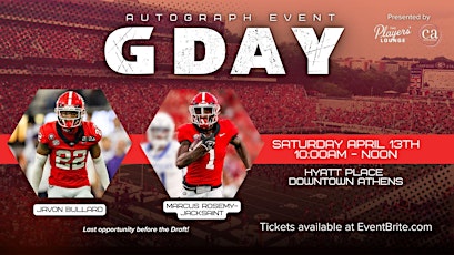 G Day Autograph Event