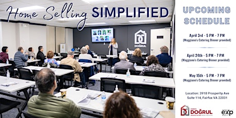 Free Home Seller Seminar (Lunch or Dinner Included)