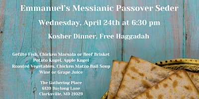 Emmanuel's Messianic Passover Seder primary image