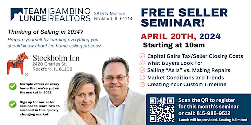 FREE HOME SELLER SEMINAR primary image