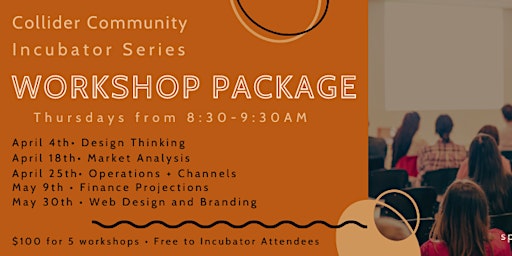 Imagen principal de Collider Community Incubator : Workshop Package