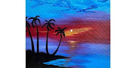 Paint and Sip: This Beautiful Island Dreams painting