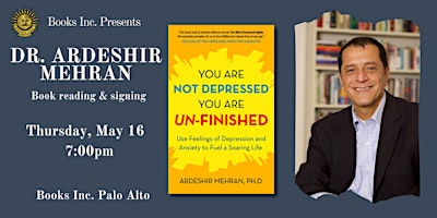 Imagem principal do evento DR. ARDESHIR MEHRAN at Books Inc. Palo Alto