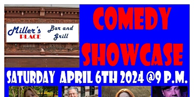 Primaire afbeelding van COMEDY NIGHT APRIL 6TH MILLER'S PLACE CAPAC MICHIGAN SATURDAY 9 PM