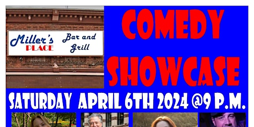 Imagem principal de COMEDY NIGHT APRIL 6TH MILLER'S PLACE CAPAC MICHIGAN SATURDAY 9 PM