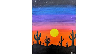 Paint and Sip: This Beautiful Arizona Sunset painting