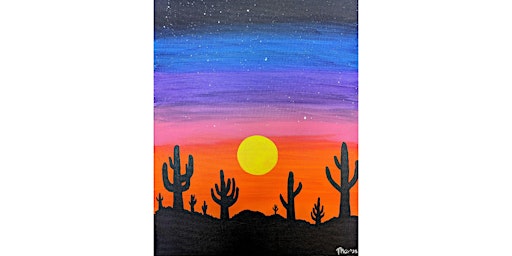 Immagine principale di Paint and Sip: This Beautiful Arizona Sunset painting 