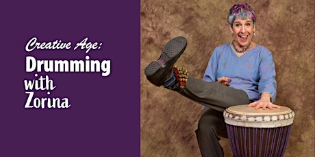 Imagen principal de Creative Aging: Drumming with Zorina