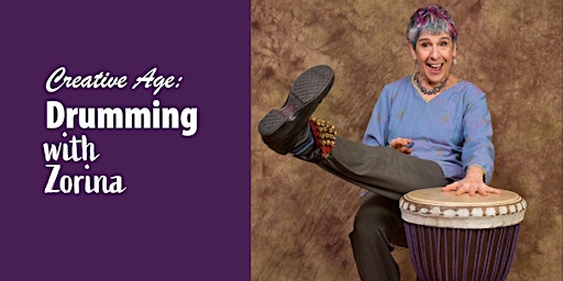 Imagen principal de Creative Aging: Drumming with Zorina