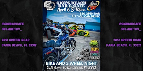 Bike & 3 Wheel Night - All You Can Drink.