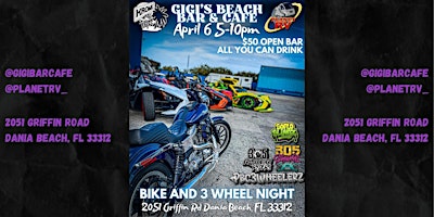 Bike & 3 Wheel Night - All You Can Drink. primary image