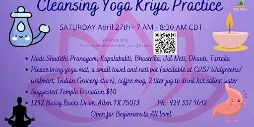 Cleansing Kriya Yog - April 27 primary image