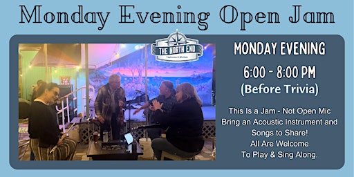 Monday Evening Open Jam primary image