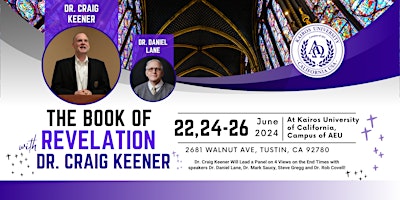 Image principale de The Book of Revelation Conference with Dr. Craig Keener