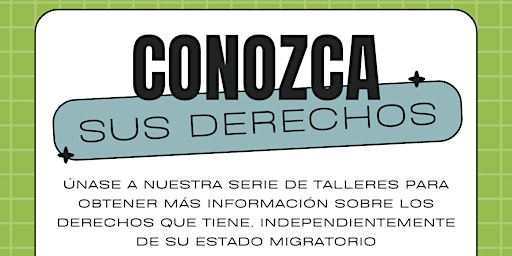 Conozca sus derechos primary image