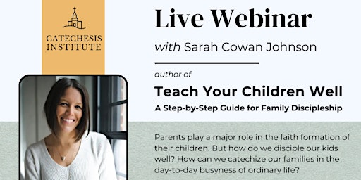 Primaire afbeelding van Teach Your Children Well: with Sarah Cowan Johnson