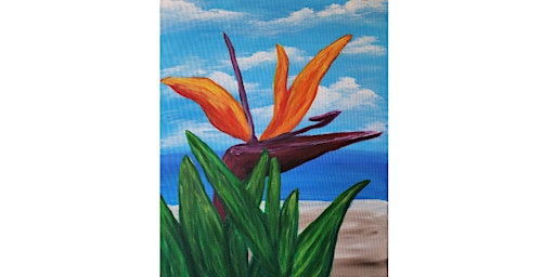 Paint and Sip: Birds of Paradise painting primary image