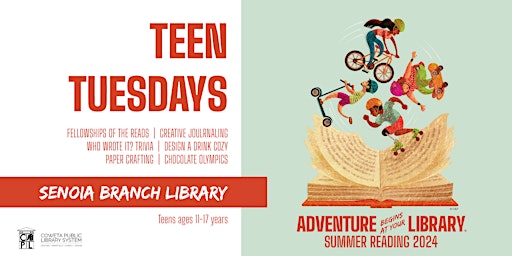 Hauptbild für Teen Tuesdays - book club, trivia and more