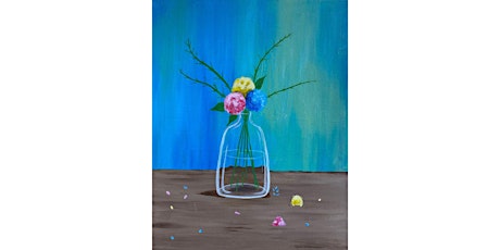 Paint this beautiful Spring in a vase