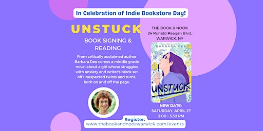 Primaire afbeelding van Unstuck: Book Signing & Reading