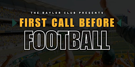 Imagem principal do evento First Call Before Football