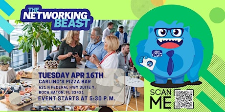 Networking Event & Business Card Exchange by The Networking Beast (BOCA)