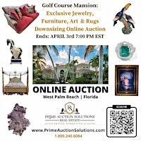 Hauptbild für $2.4 Mil W. Palm Beach Mansion Downsizing Online Auction