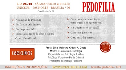 Imagem principal do evento SEMINÁRIO SOBRE PEDOFILIA