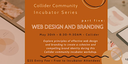 Imagem principal do evento Collider Community Incubator Workshop: Web Design and Branding