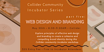 Immagine principale di Collider Community Incubator Workshop: Web Design and Branding 