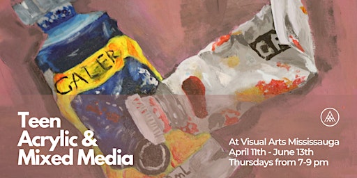 Hauptbild für Teen Acrylic & Mixed Media Painting Course at VAM