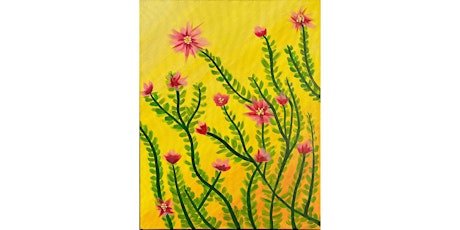 Paint and Sip: These fun Desert Thistles